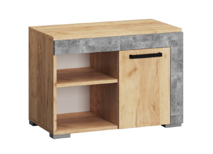 Тумба Галант, крафт золотой + ателье  