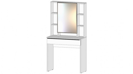 Стол туалетный Элегант, Белый 